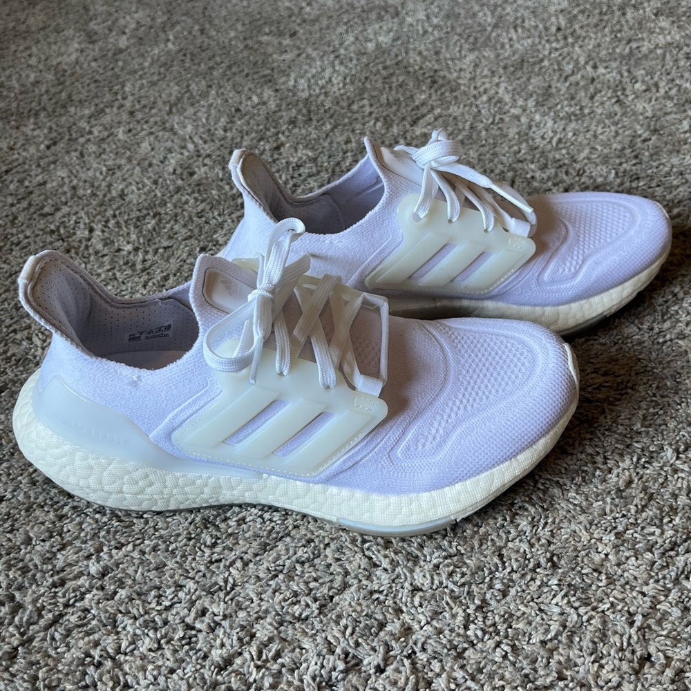 Adidas UltraBoost White Sneakers Womens Size 7.5